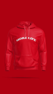 Winter More Life Puff Hoodie 'Red'