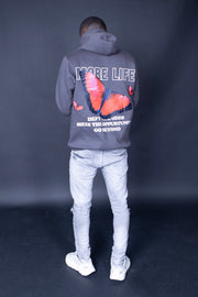 Classic Butterfly Satin Hoodie