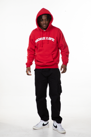 Winter More Life Puff Hoodie 'Red'