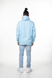 Winter More Life Puff Hoodie 'Light Blue'