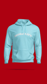 Winter More Life Puff Hoodie 'Light Blue'